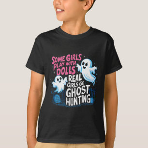 Sommige meisjes spelen met dolls echte meisjes die t-shirt