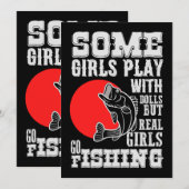 Sommige meisjes spelen met poppen Echt Meisje Go V Kaart (Voorkant / Achterkant)