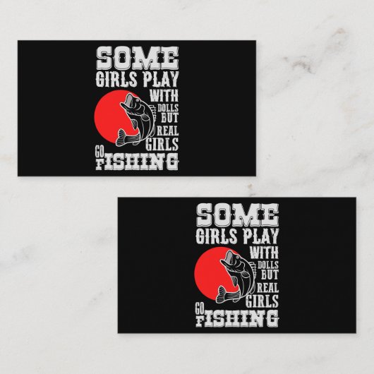 Sommige meisjes spelen met poppen Echt Meisje Go V Visitekaartje (Voorkant / Achterkant)