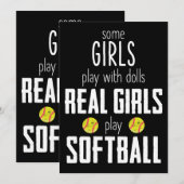 Sommige meisjes spelen met poppen echte meisjes sp kaart (Voorkant / Achterkant)