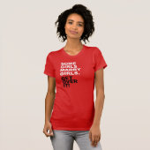 Sommige meisjes trouwen meisjes. Ga er over! T-shirt (Voorkant volledig)