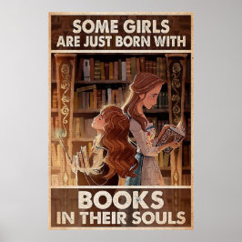 Sommige meisjes zijn net geboren met boeken in hun poster