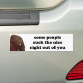 sommige mensen bumpersticker (Op auto)