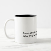 Sommige mensen gaan nooit boze Charles Bukowski Mo Tweekleurige Koffiemok (Links)