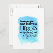Sommige mensen geloven niet in Heroes Briefkaart (Voorkant / Achterkant)