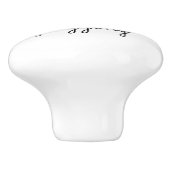 Sommige mensen hebben alleen maar behoefte aan ges keramische knop (Zijkant)