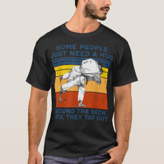Sommige mensen hebben alleen maar om de nek een be t-shirt