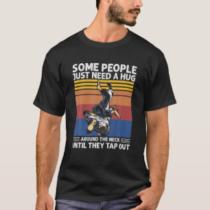 Sommige mensen hebben alleen maar om de nek heen n t-shirt