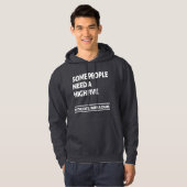 Sommige mensen hebben een hoge vijf nodig hoodie (Voorkant volledig)