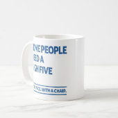 Sommige mensen hebben een hoge vijf nodig koffiemok (Voorkant links)