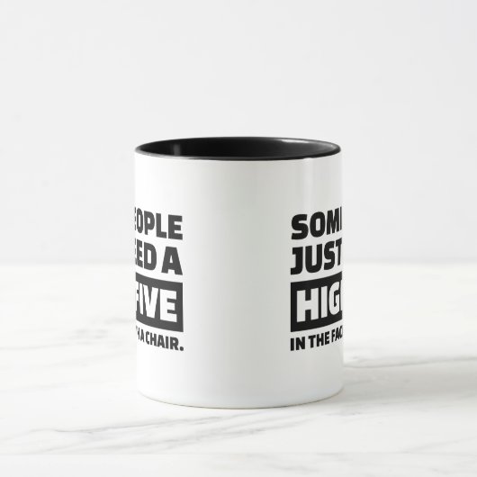 Sommige mensen hebben gewoon een high-vijf in het mok (Midden)