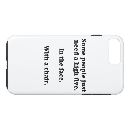 Sommige mensen hebben gewoon een hoge vijf nodig Case-Mate iPhone case (Achterkant (Horizontaal))