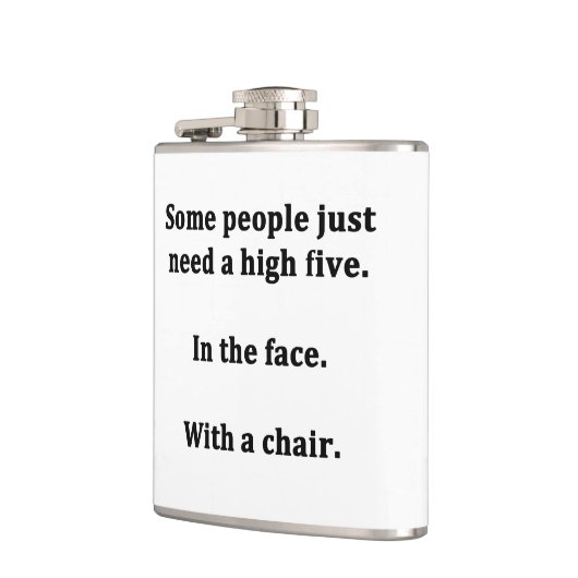 Sommige mensen hebben gewoon een hoge vijf nodig heupfles (Links)