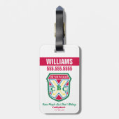 Sommige mensen horen gewoon niet bagagelabel (Achterkant verticaal)