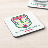 Sommige mensen horen gewoon niet bier onderzetter (Linkerzijde)