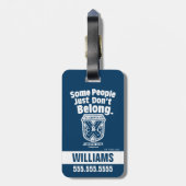 Sommige mensen horen gewoon niet | Caddyshack Bagagelabel (Achterkant verticaal)