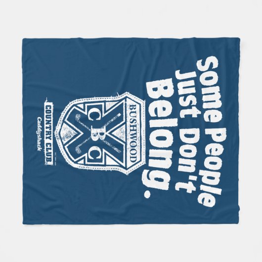 Sommige mensen horen gewoon niet | Caddyshack Fleece Deken (Voorkant (Horizontaal))