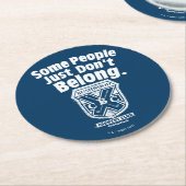 Sommige mensen horen gewoon niet | Caddyshack Ronde Kartonnen Onderzetter (Gebogen)