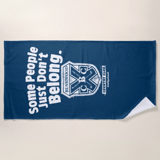 Sommige mensen horen gewoon niet | Caddyshack Strandlaken (Voorkant)