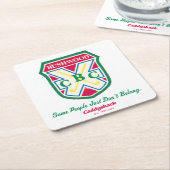 Sommige mensen horen gewoon niet kartonnen onderzetters (Schuin)