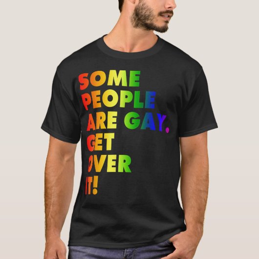 Sommige mensen krijgen het LGBTQ-recht T-shirt (Voorkant)