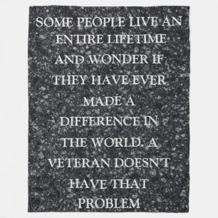 SOMMIGE MENSEN LEVEN EEN HEEL LEVEN FLEECE DEKEN