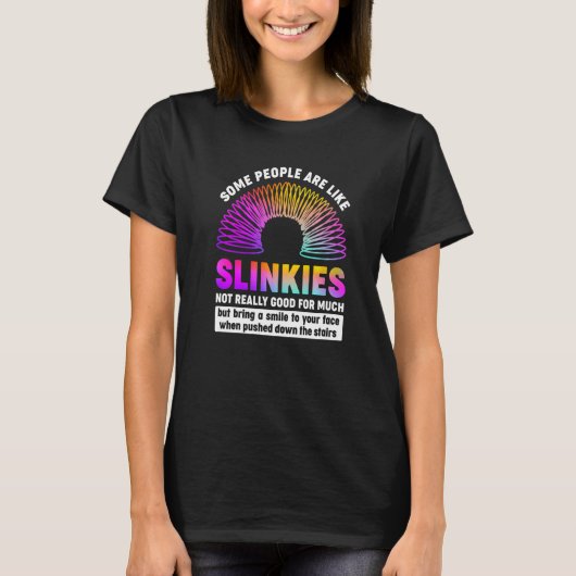 Sommige mensen lijken op slinkies sarcastisch of k t-shirt (Voorkant)