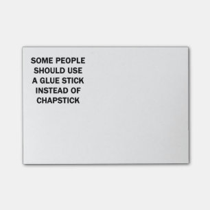 Sommige mensen moeten een luidop gebruiken post-it® notes