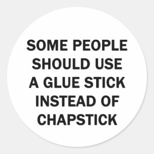 Sommige mensen moeten een luidop gebruiken ronde sticker