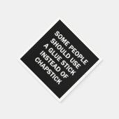 Sommige mensen moeten een luidop gebruiken servet (Hoek)