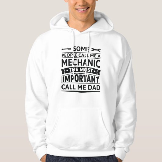Sommige mensen noemen me een mechanisme hoodie (Voorkant)