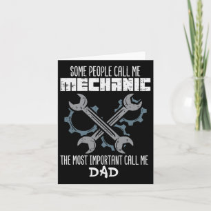 Sommige mensen noemen me mechanische papa vaders d kaart