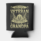 Sommige mensen noemen me Veteranencitaat Blikjeskoeler (Voorkant)