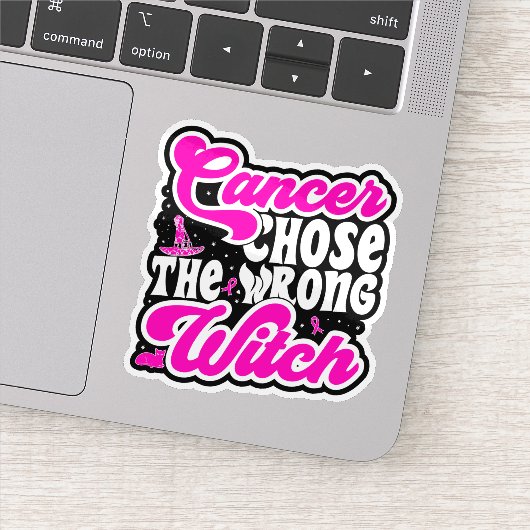 Sommige Mensen Ontmoeten Borstkanker Steun Cool Sticker (Detail)