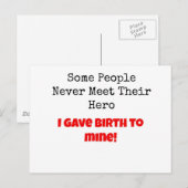 Sommige mensen ontmoeten hun Hero nooit Briefkaart (Voorkant / Achterkant)