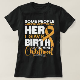 Sommige mensen ontmoeten hun hio kinderkanker nooi t-shirt