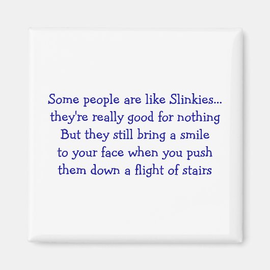 Sommige mensen - vierkante magneet (Voorkant)