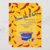 Sommige mensen vinden het lekker Chili uitnodiging (Voorkant / Achterkant)