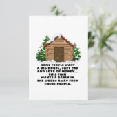 Sommige mensen willen een snelle auto voor een gro informatiekaartje (Staand voorkant)