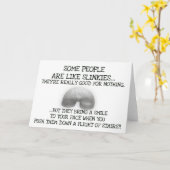 Sommige Mensen zijn als Slinkies Kaart (Gele Bloem)