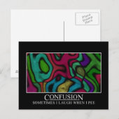 Sommige mensen zijn heel makkelijk in de war briefkaart (Voorkant / Achterkant)