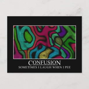 Sommige mensen zijn heel makkelijk in de war briefkaart