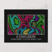 Sommige mensen zijn heel makkelijk in de war briefkaart (Voorkant)