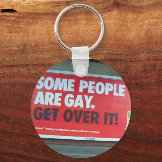 sommige mensen zijn homo sleutelhanger (Voorkant)