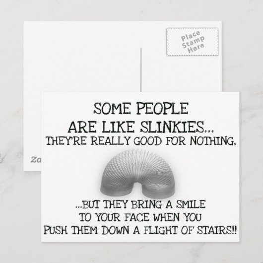 Sommige mensen zijn net zoals linkies briefkaart (Voorkant / Achterkant)