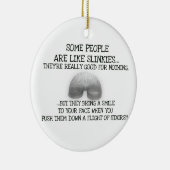 Sommige mensen zijn net zoals linkies keramisch ornament (Rechts)