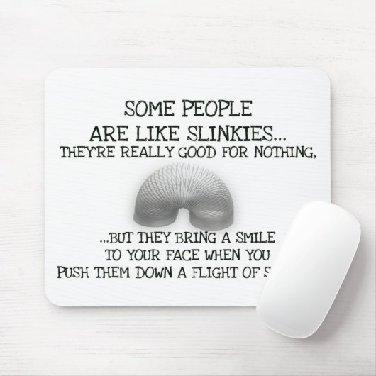 Sommige mensen zijn net zoals linkies muismat (Met muis)