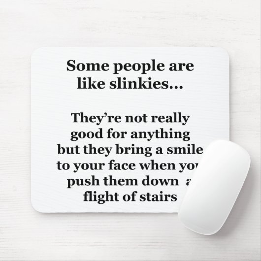 Sommige mensen zijn net zoals linkies muismat (Met muis)