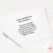 Sommige mensen zijn net zoals linkies rechthoekige sticker (Envelop)