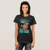 Sommige oma's breien echte oma's lezen B T-shirt (Voorkant volledig)